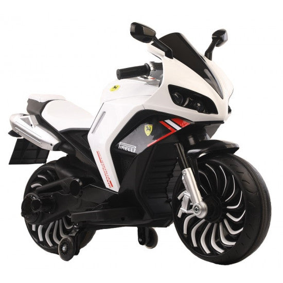 911 Electric Kids ride-on bike - White image