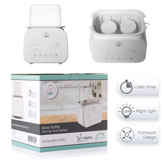 Bottle Steriliser & Warmer with Light BabyWombWorld image 1