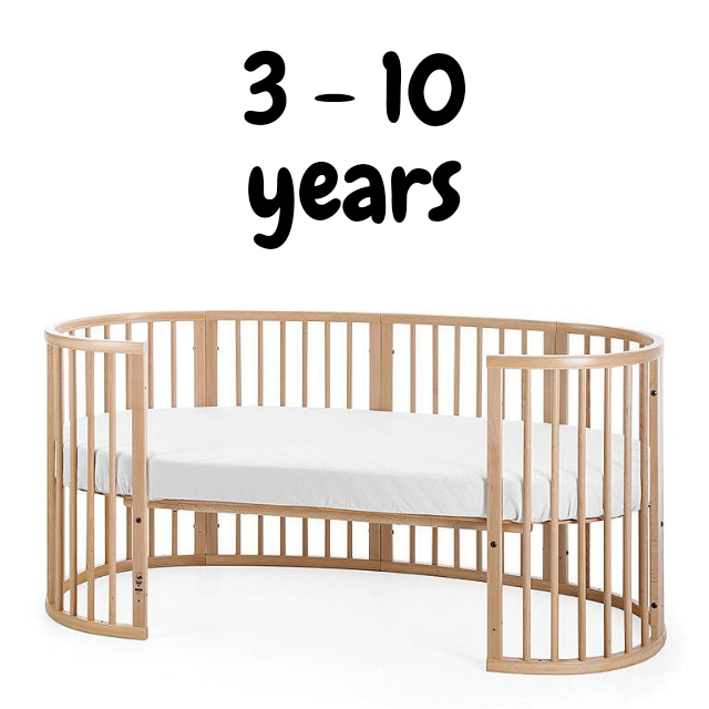 Baby's Closet All Stages Crib (White) PLUS Mattresses and 2 Sheets image 5