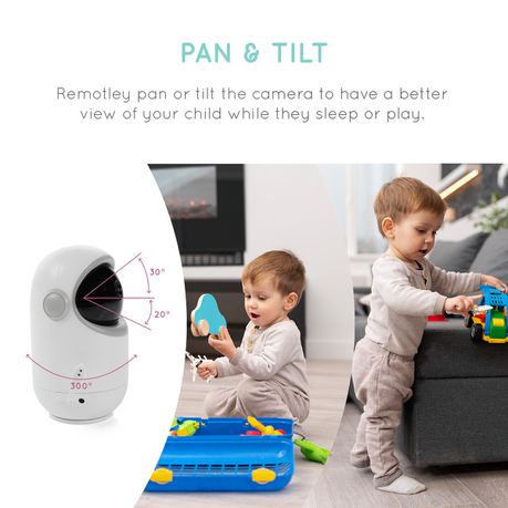 BabyWombWorld 3.2″ Rotating Video Baby Monitor with Audio and Night Vision image 3