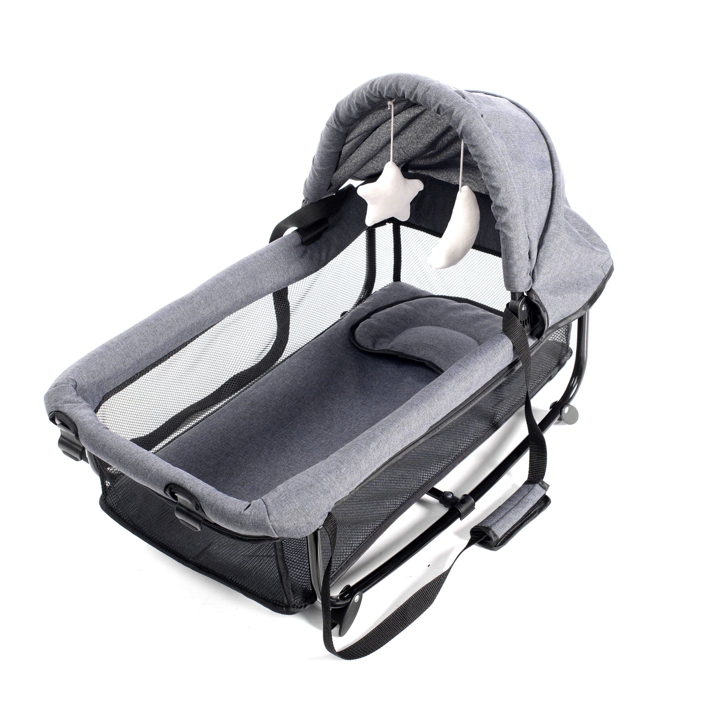 COMBO - Emerald Baby 3 in 1 Stroller Set + Emerald Baby Hannah Co Sleeper Camp Cot image 11