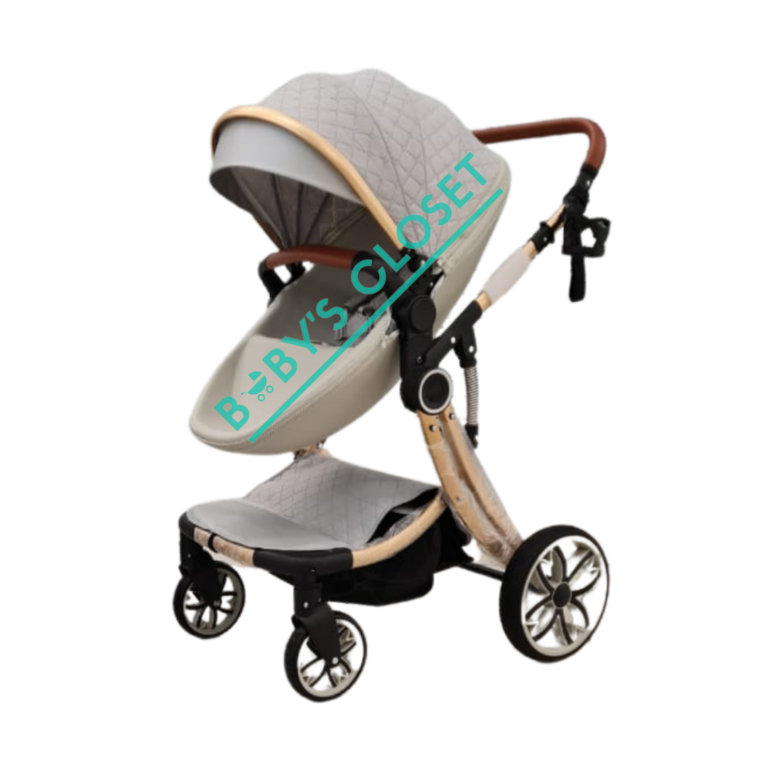 2 in 1 Egg Stroller - Platinum image 0