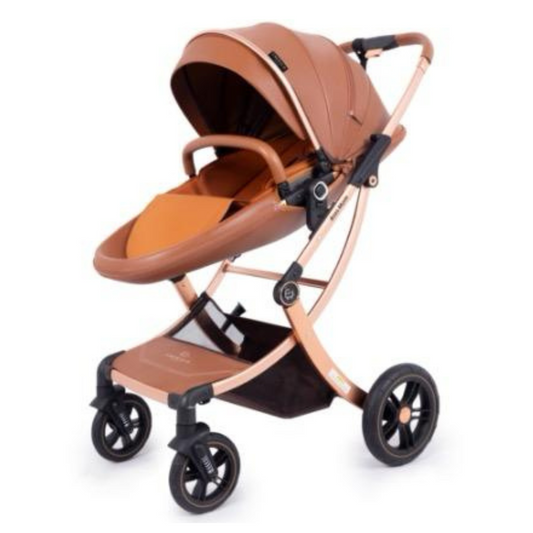 2 in 1 Emerald Baby Boss Mom Egg Stroller Set with Gold Frame image 1