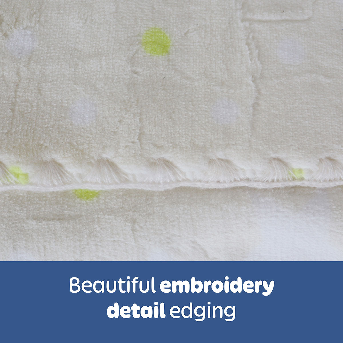 Snuggletime double fleece blanket - cream