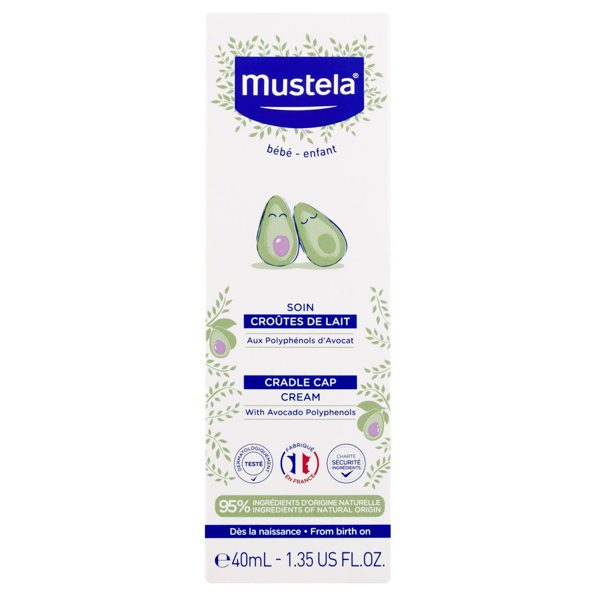 Mustela cradle cap cream 40ml
