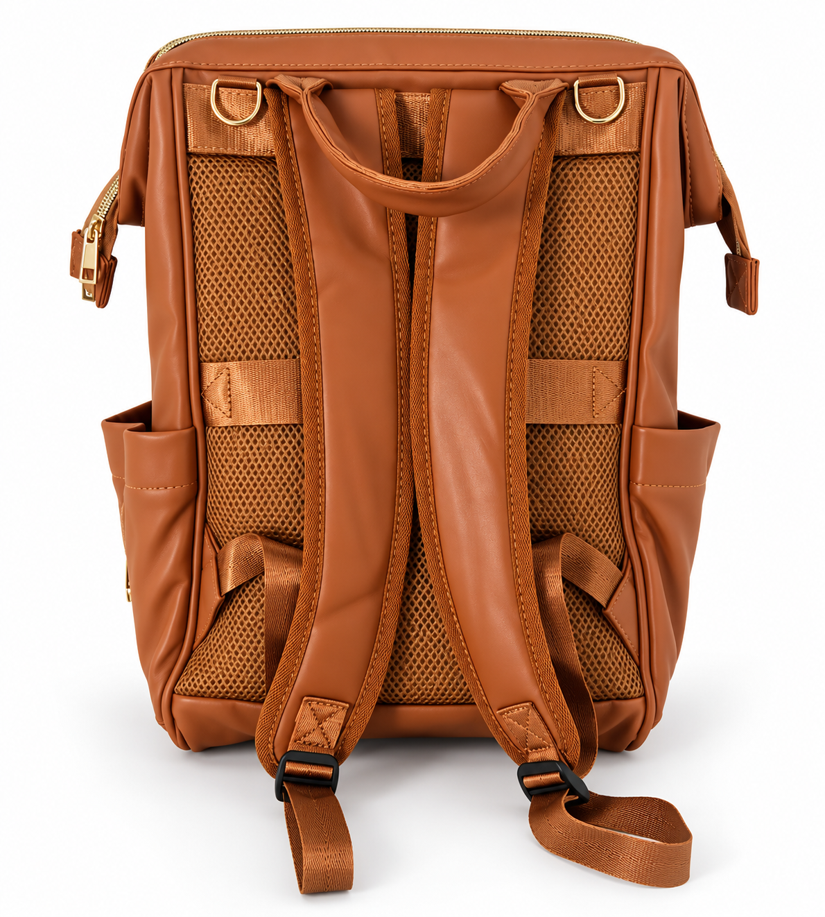 Emerald Baby Leather Diaper Bag Backpack