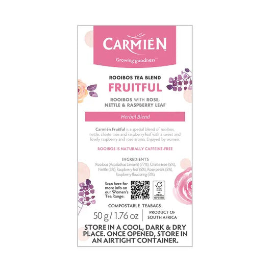 Carmién Fruitful with Raspberry Leaf (20 Teabags)