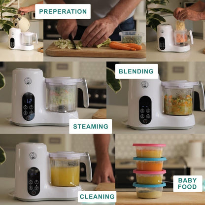 BabyWombWorld Baby Food Processor Steamer Blender and Milk Bottle Warmer image 3