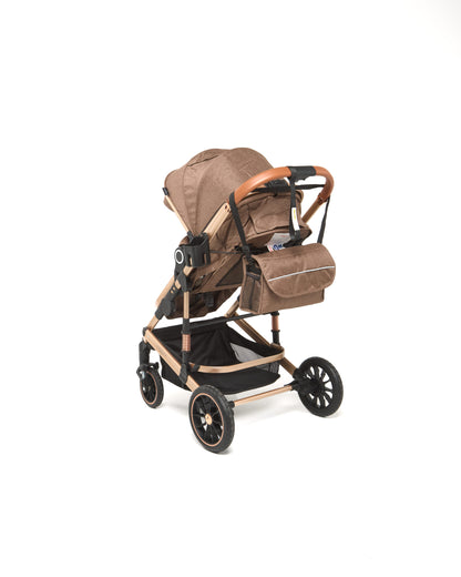 Emerald Baby 3 in 1 COMPACT Stroller Set with Car Seat and Nappy Bag + Tommee Tippee 260ml 3 Pack Bottles image 3