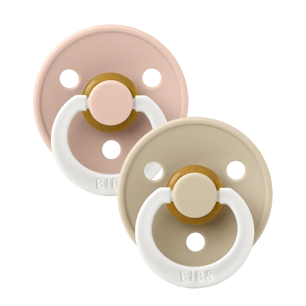 Bibs Colour GLOW Pacifiers 2 Pack