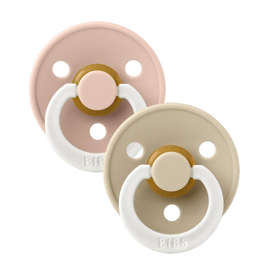 Bibs Colour GLOW Pacifiers 2 Pack
