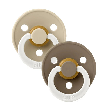 Bibs Colour GLOW Pacifiers 2 Pack
