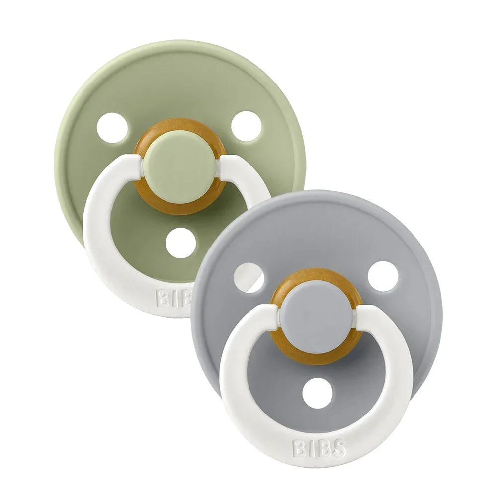 Bibs Colour GLOW Pacifiers 2 Pack