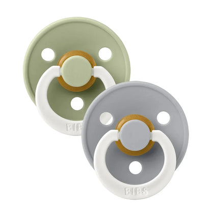 Bibs Colour GLOW Pacifiers 2 Pack