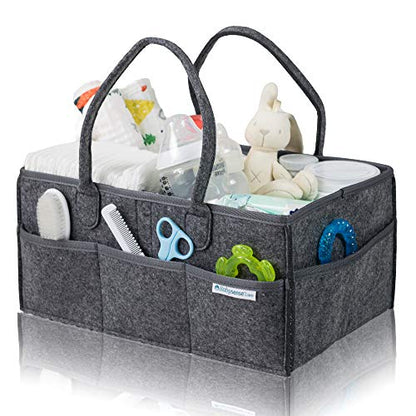 Diaper Caddy Bag - Dark Grey image 0