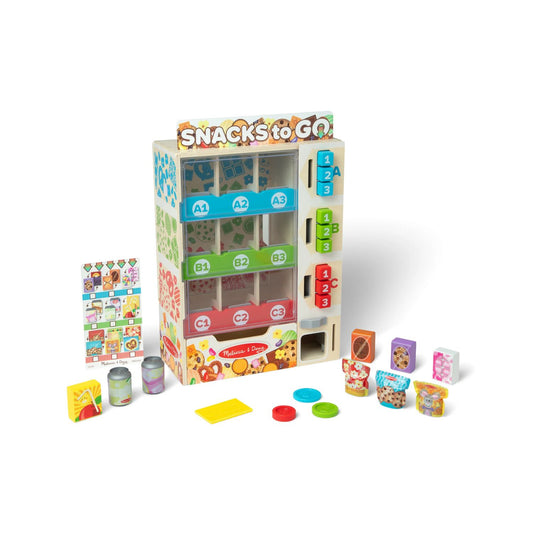 Melissa & Doug Wooden Vending Machine Play Set image 1