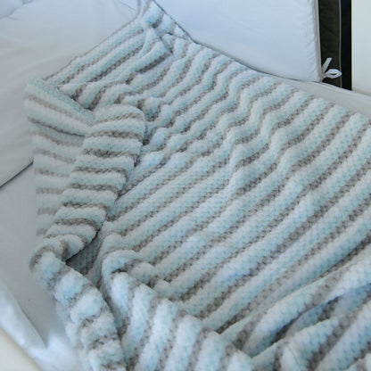 Snuggletime Honey Hive Fleece Blanket Blue image 1