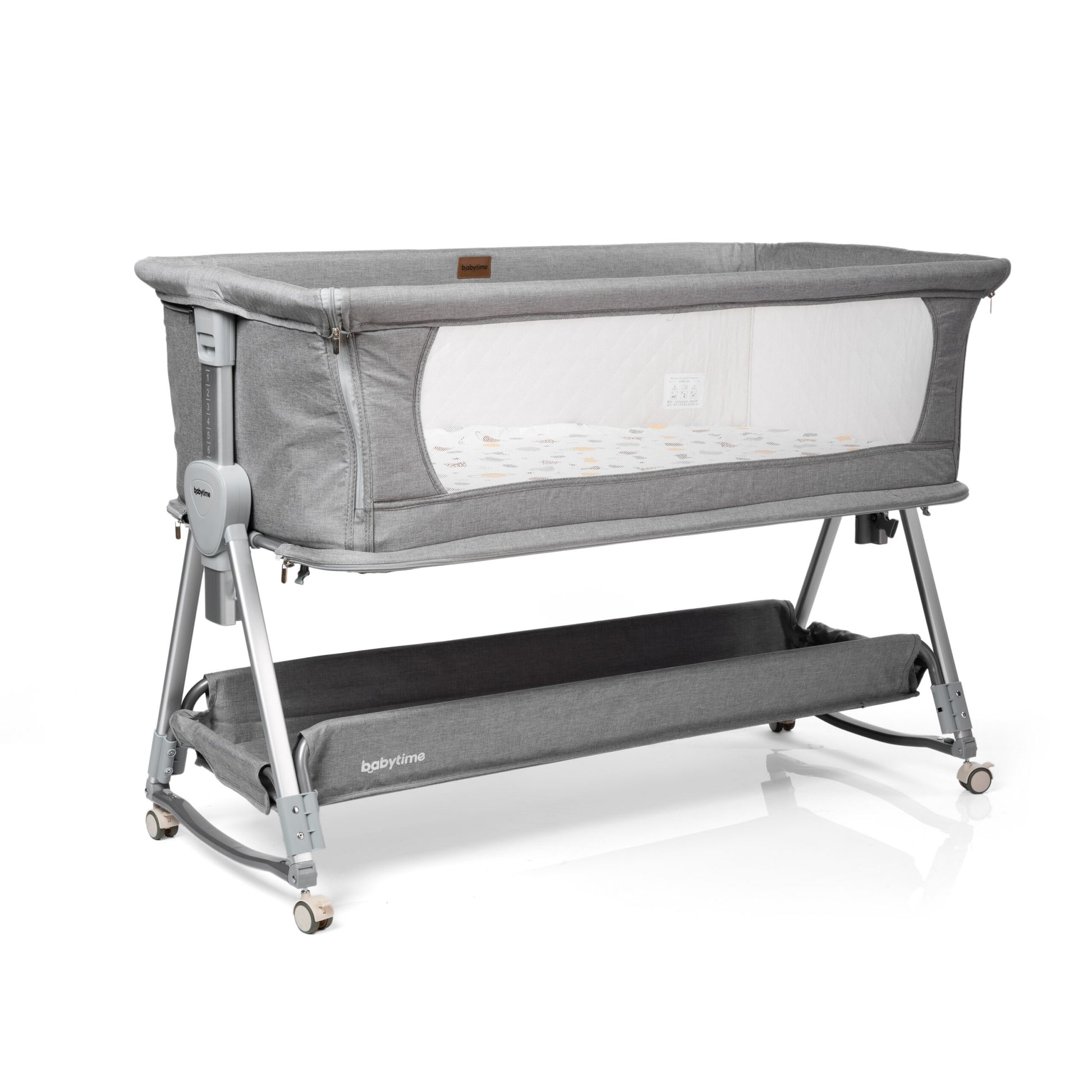 2 in 1 Babytime LARGE Co Sleeper with SECOND LEVEL to Last Longer + Swing Feature image 6