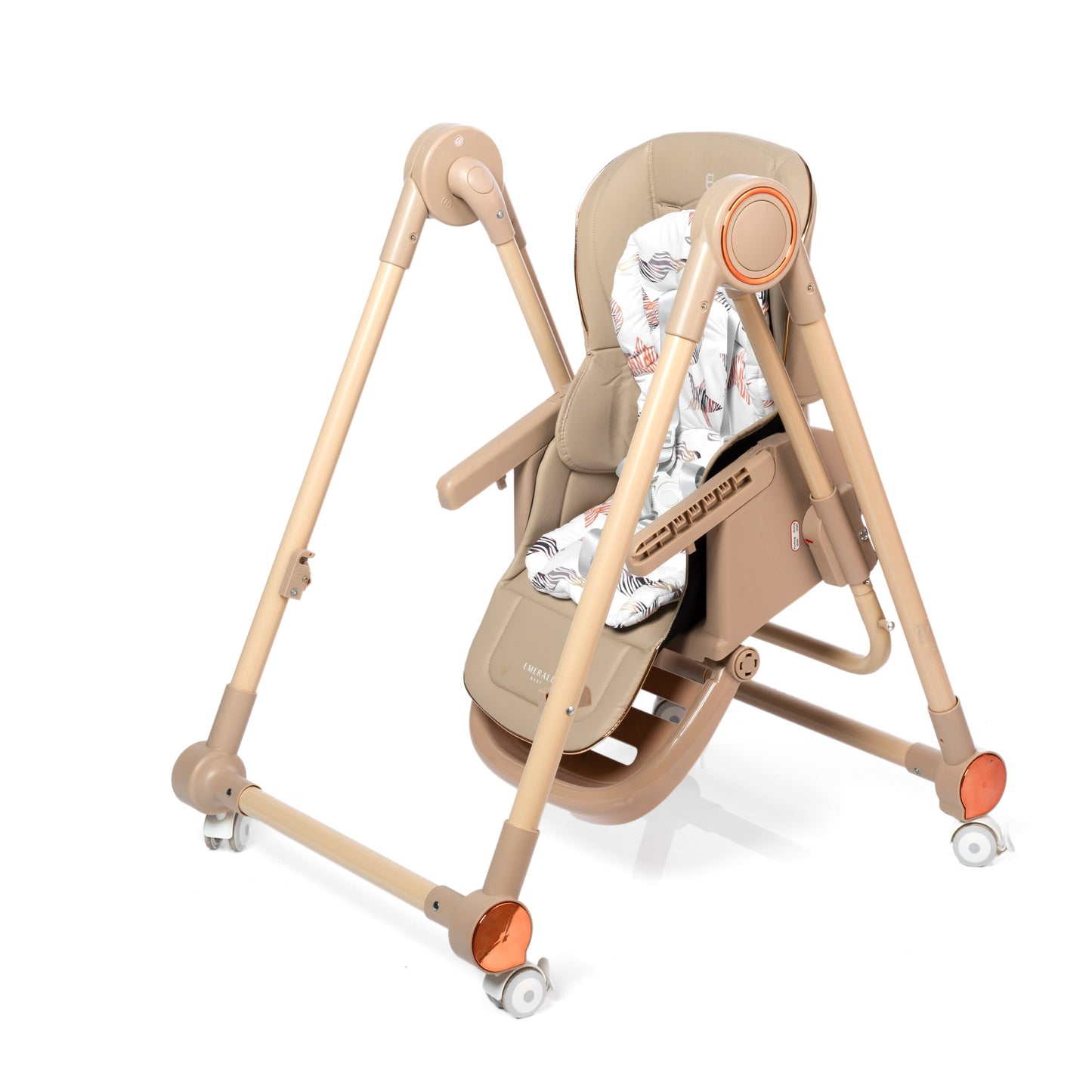 Emerald Baby 2 in 1 Deluxe Adjustable High Chair with SWING image 2