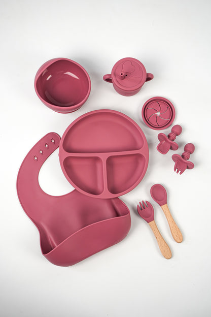 Emerald Baby silicone cutlery set