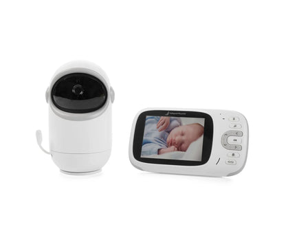 BabyWombWorld 3.2″ Rotating Video Baby Monitor with Audio and Night Vision image 1