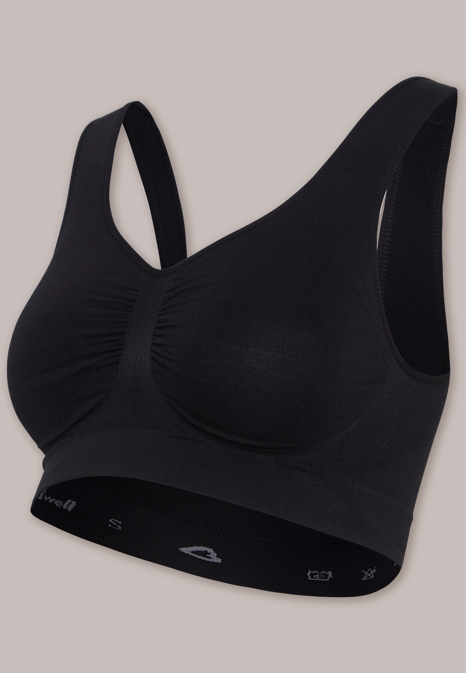 Carriwell Seamless Maternity Bra - Black, Medium image