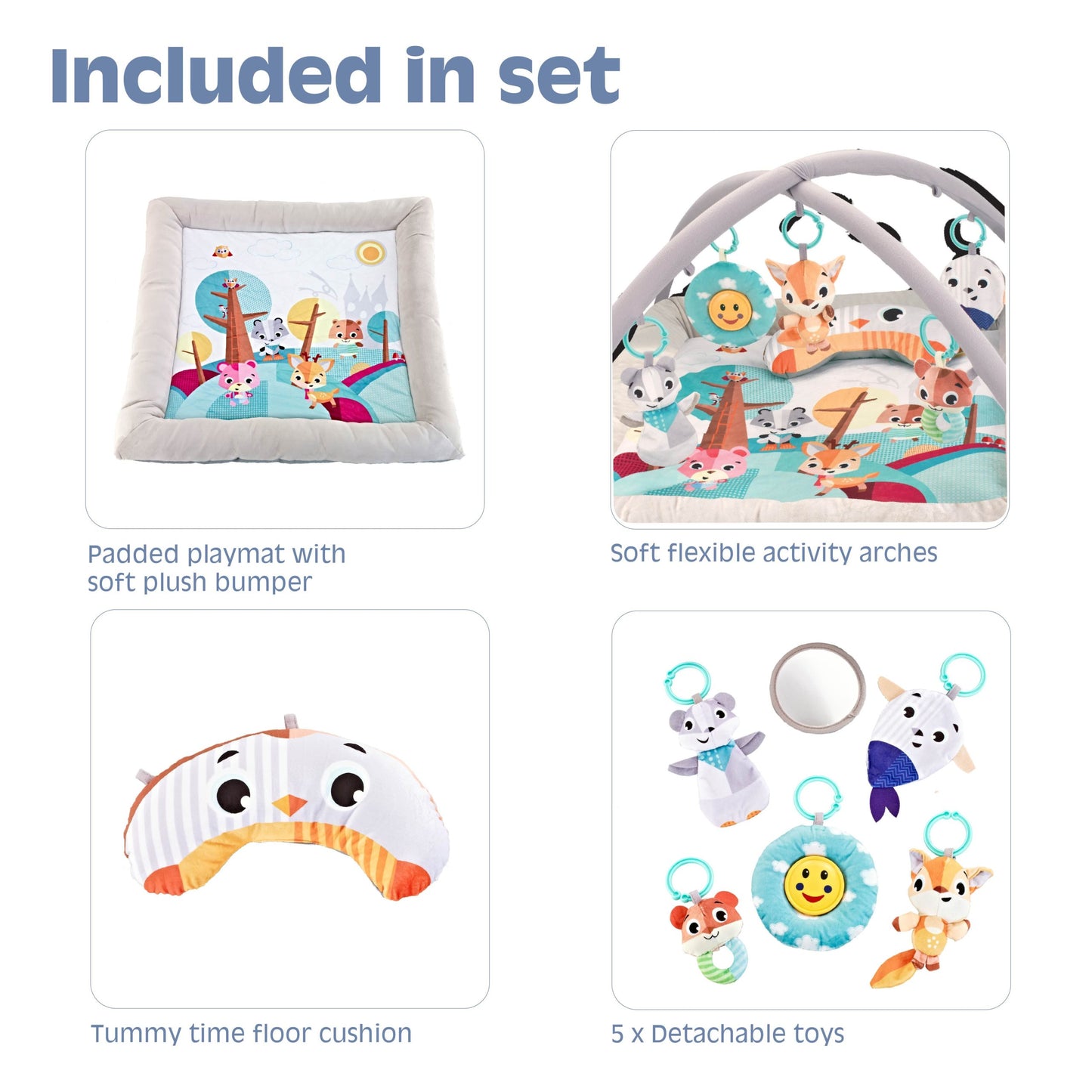 Snuggletime Forest Friends Activity Playmat image 2