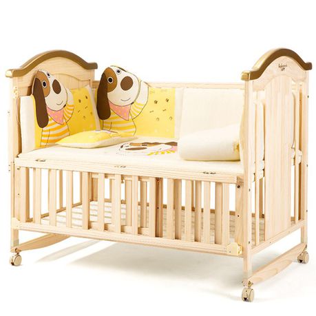 5 in 1 Belecoo Wooden Cot + Co sleeper image 0