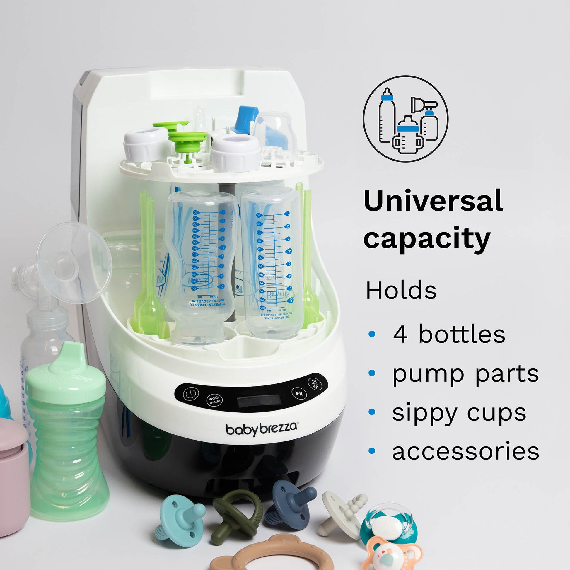 Baby Brezza - Bottle Washer Pro - All In One Washer, Steriliser, Dryer image 2