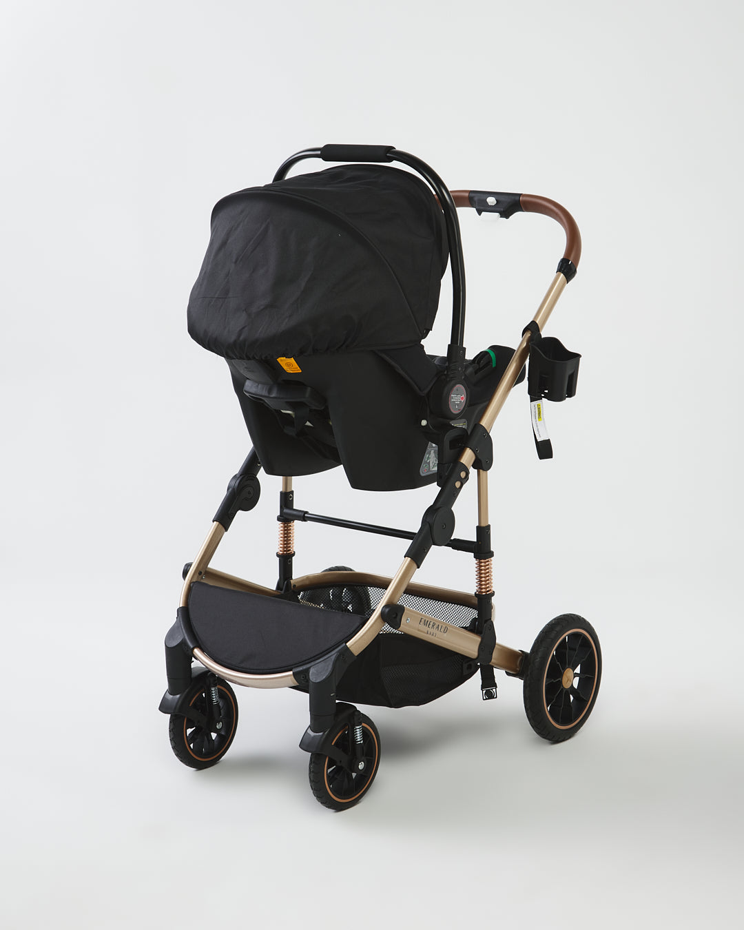 3 in 1 Emerald Baby H6 Stroller Set with Car Seat and Nappy Bag image 2