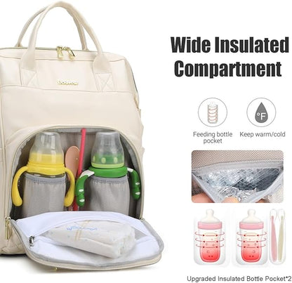 Bhafem PU Leather Diaper Bag image 7