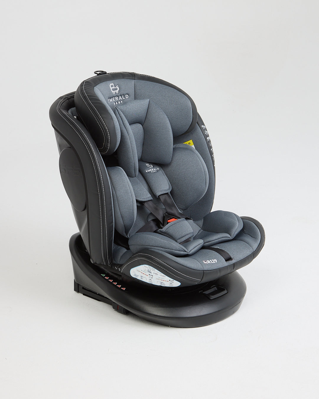 360° ROTATE Emerald Baby SILVERSTONE Car Seat with I-SIZE isofix base and Leather Finishes image 7