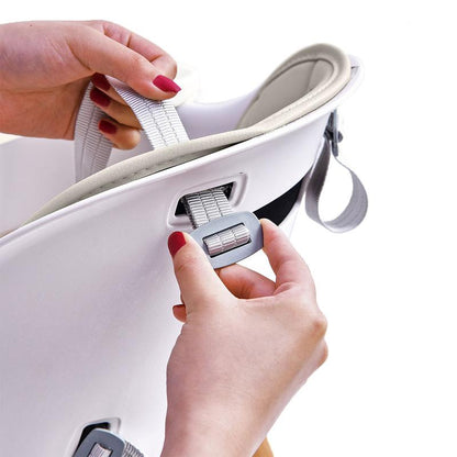 Adjustable Wooden Legged High Chair - Blue image 5