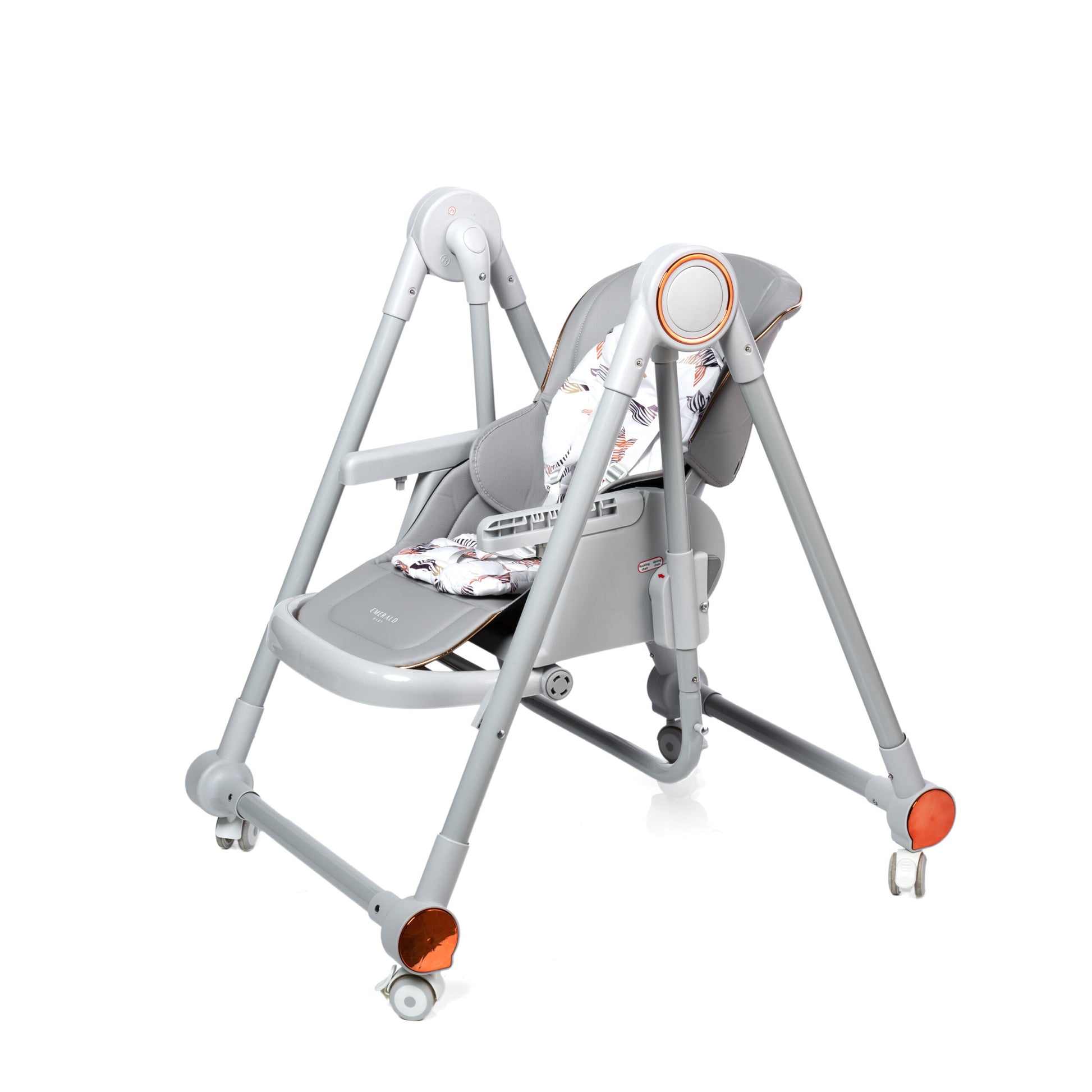 Emerald Baby 2 in 1 Deluxe Adjustable High Chair with SWING image 6