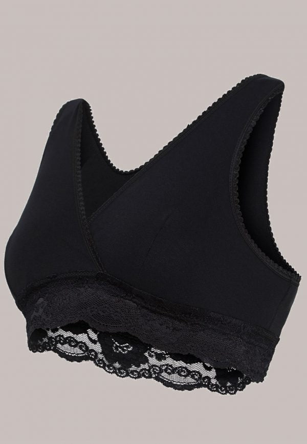Carriwell Lace Feeding Bra - Black, Extra Large image