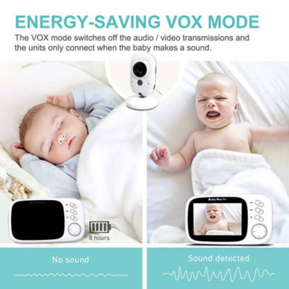 Babywombworld 3.2" Video  Baby Monitor with Audio and Night Vision image 2