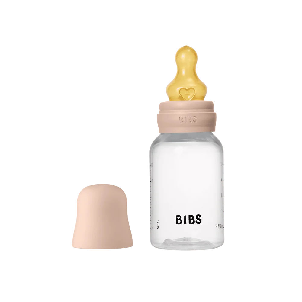 BIBS Baby Bottle 150ml Latex - Blush