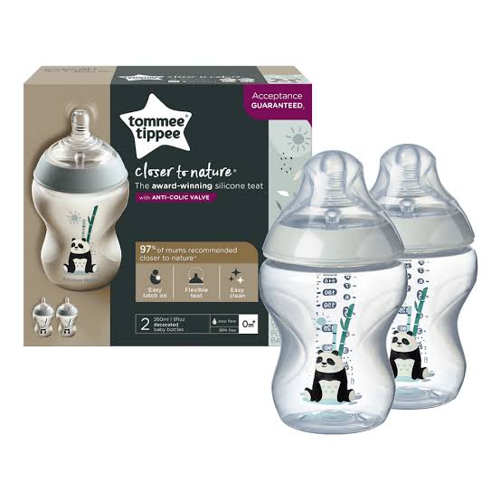 2 Pack Tommee Tippee 260ml Bottles + Electric Bottle Warmer & Sterilizer image 1
