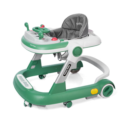 2 in 1 Happy Baby Multifunctional Baby Walker Ring + Baby Walker with Push Bar (610 + T) image 4