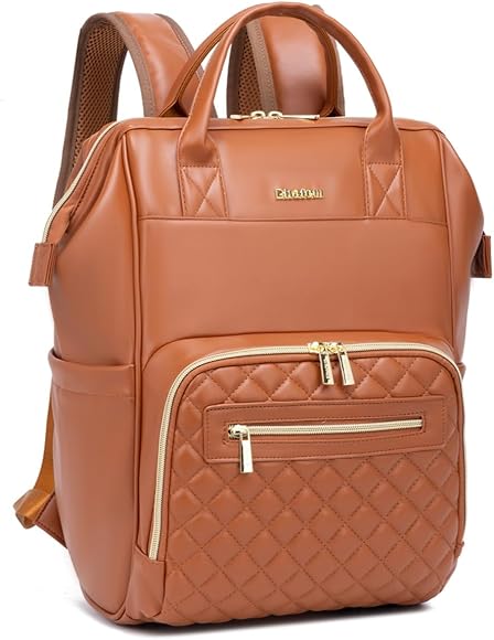 Bhafem PU Leather Diaper Bag image 0