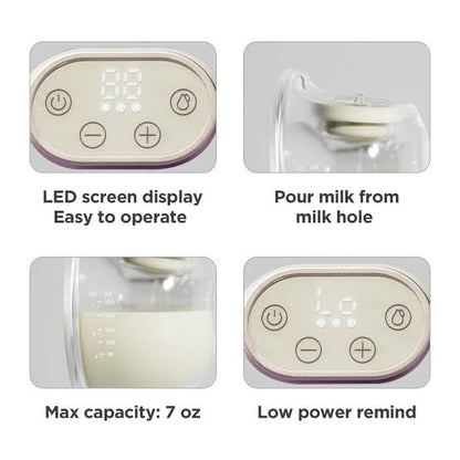 Phanphy Wearable Breast Pump + Tommee Tippee 3 Pack Bottles image 5