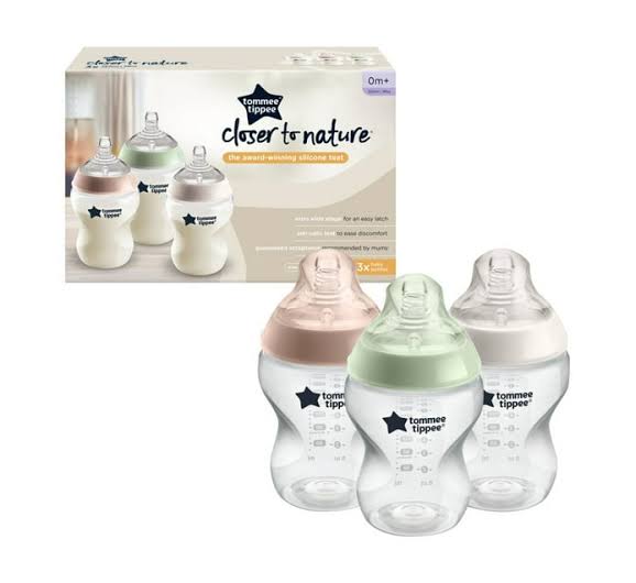 Emerald Baby 3 in 1 COMPACT Stroller Set with Car Seat and Nappy Bag + Tommee Tippee 260ml 3 Pack Bottles image 1