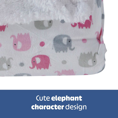 Snuggletime Mink Sherpa Blanket Pink image 3