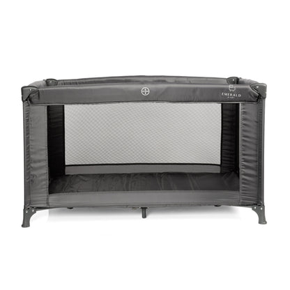 Emerald Baby Compact 3 in 1 Stroller Set with Car Seat & Nappy + Emerald Baby Yara Extra Length Camp Cot image 1