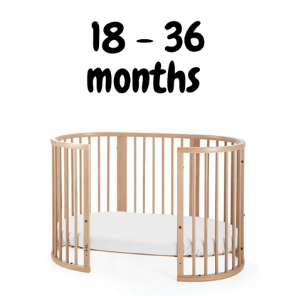 Baby's Closet All Stages Crib (White) PLUS Mattresses and 2 Sheets image 4
