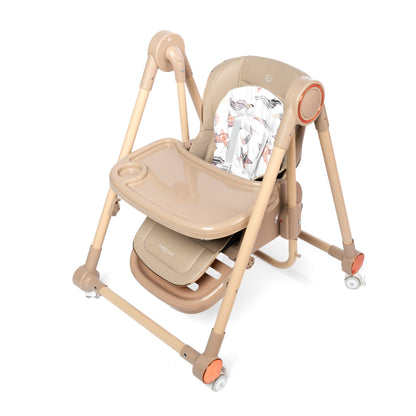 Emerald Baby 2 in 1 Deluxe Adjustable High Chair with SWING image 3