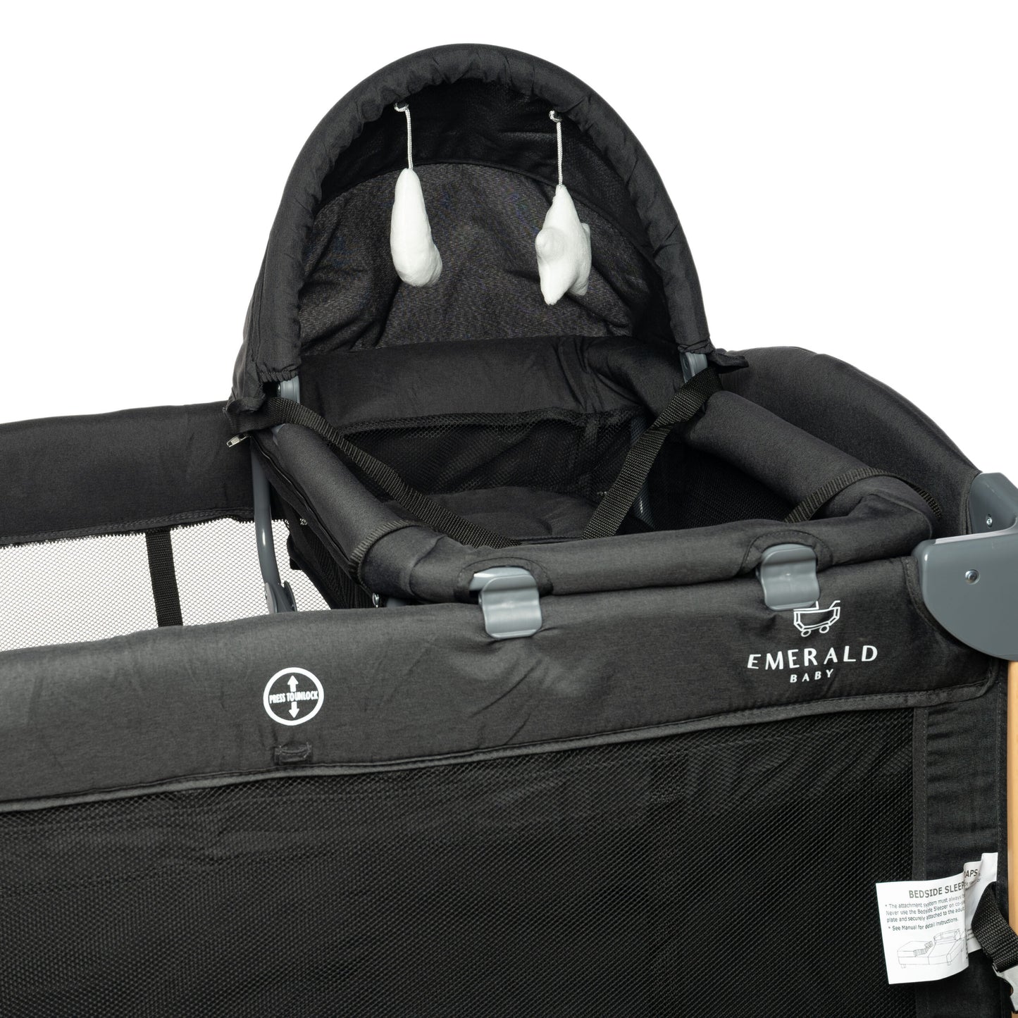 Emerald Baby Layla Co Sleeper Large Camp Cot image 7