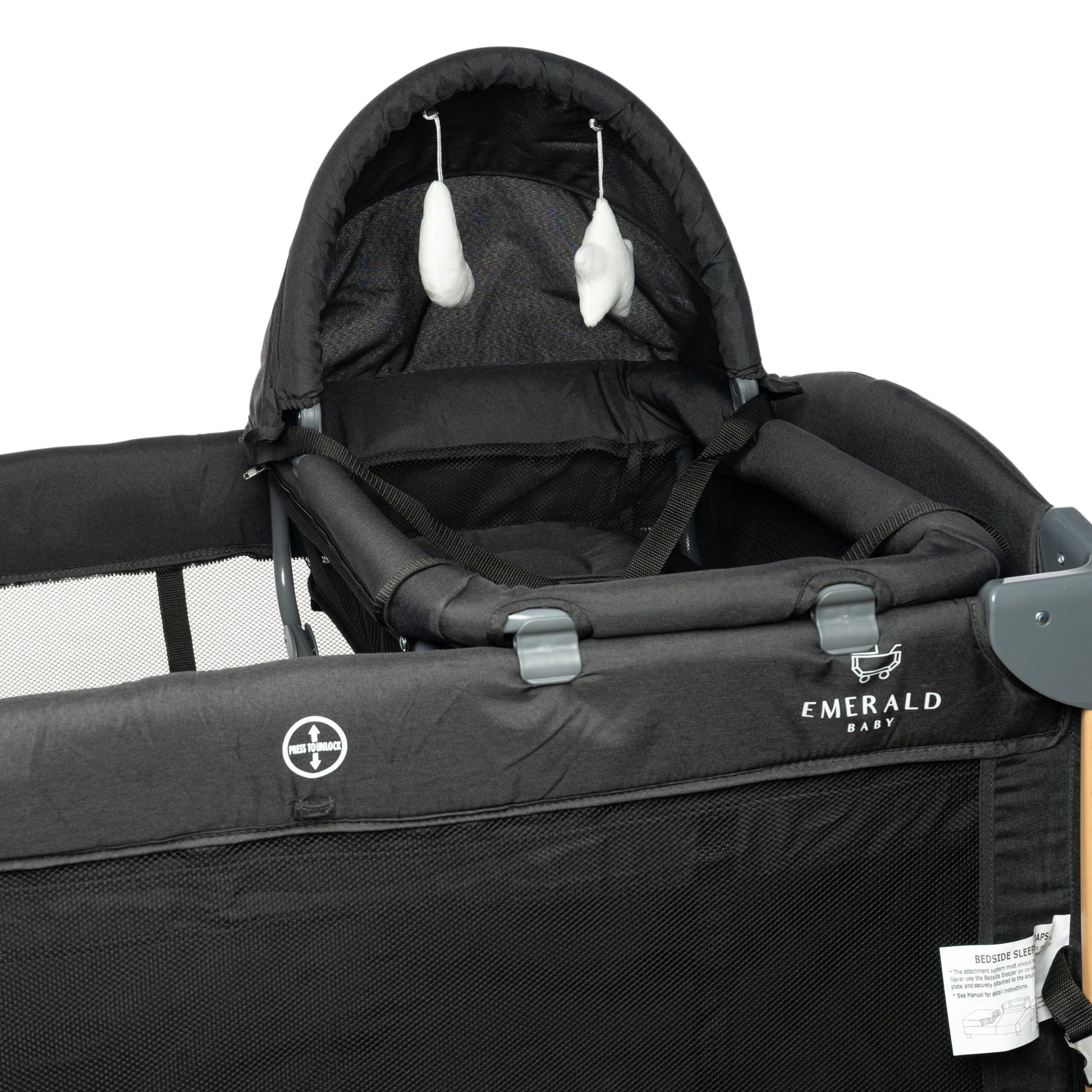 Emerald Baby Layla Co Sleeper Large Camp Cot image 7