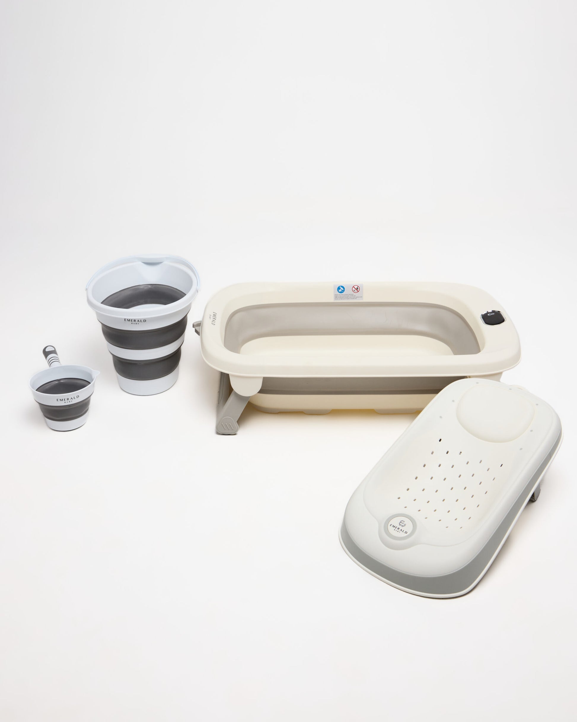 4pc Emerald Baby Folddable Bath Set image 0