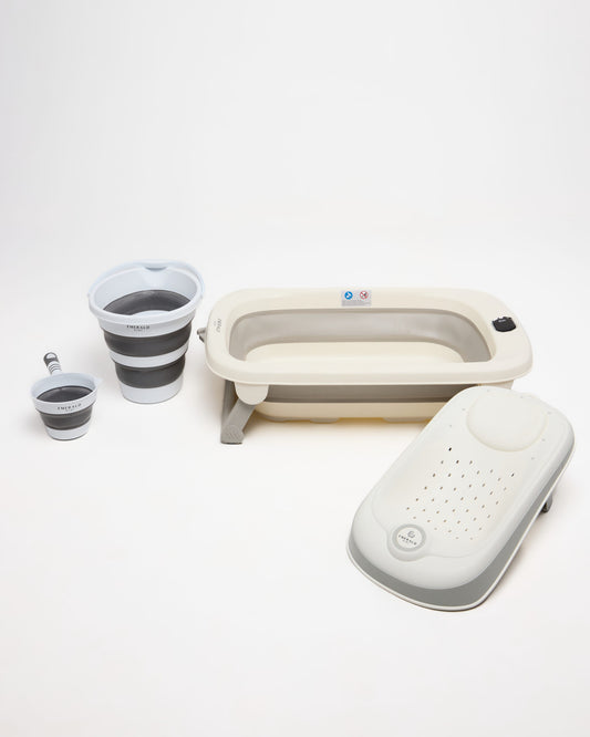 4pc Emerald Baby Folddable Bath Set image 0